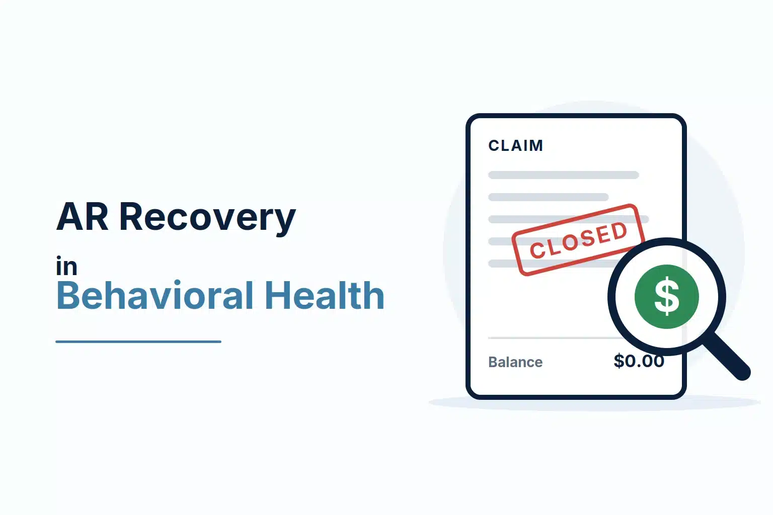AR Recovery in behavioral health