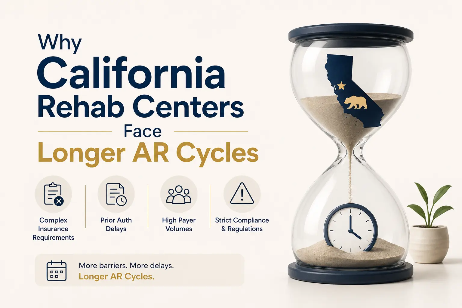 Why California Rehab Centers Face Longer AR Cycles
